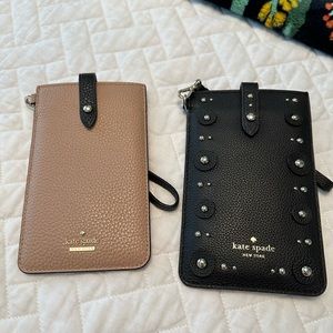 Kate Spade Wristlet Phone Holder with card pockets - NWOT